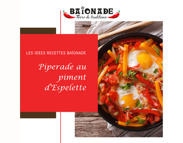 Recette : piperade au piment d'Espelette